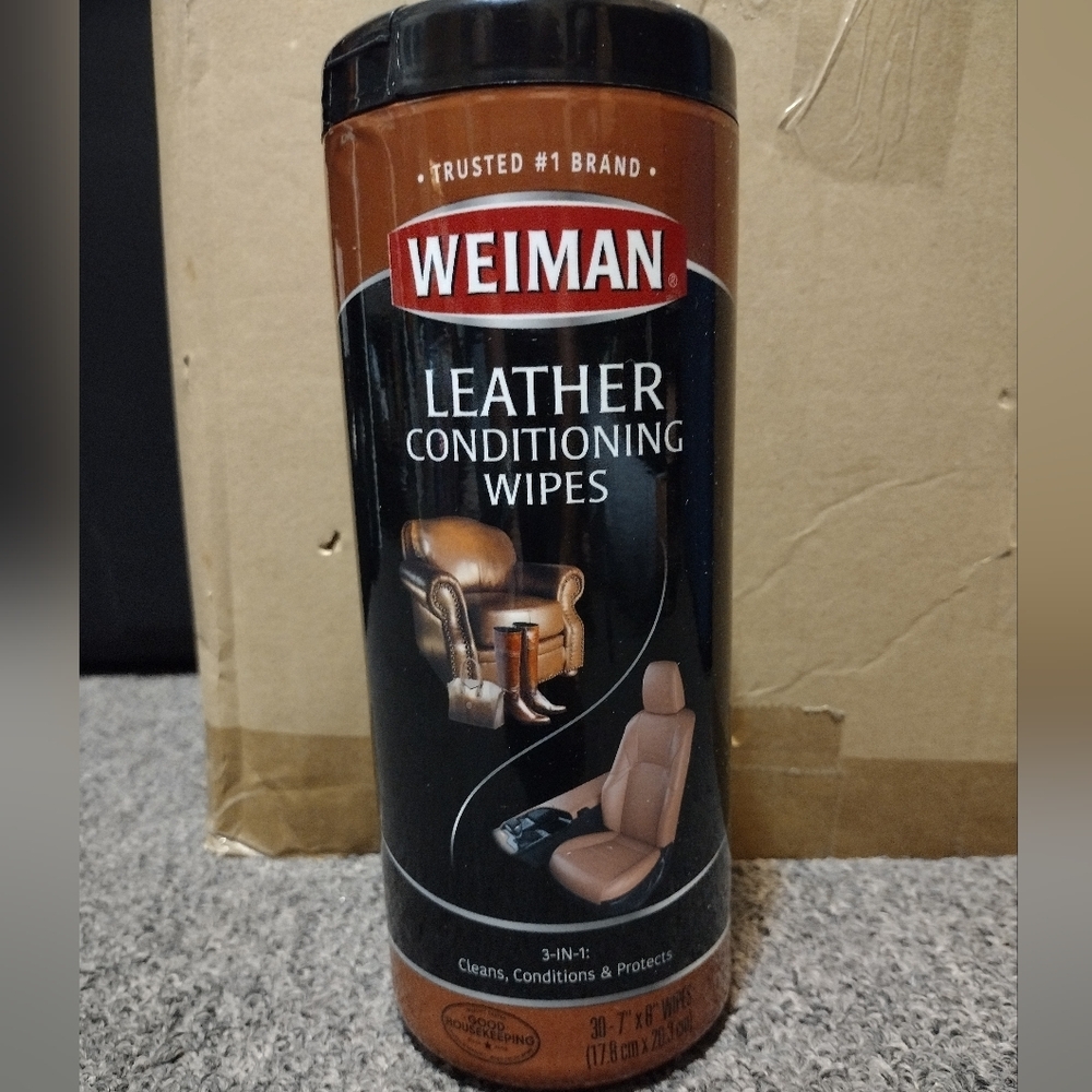 Weimann Leather Conditioning Wipes 30 7" X 8" Wipes